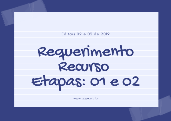 REQUERIMENTO RECURSO ETAPA 01 E 02