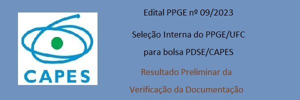 Edital_09_2023_PDSE_CAPES_Resultado_Preliminar_Verificacao_Documentacao